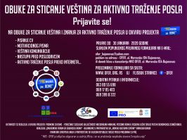 TRENINZI ZA STICANJE VEŠTINA ZA AKTIVNO TRAŽENJE POSLA