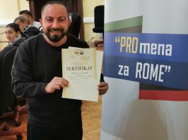 SVEČANA PODELA SERTIFIKATA NAKON ZAVRŠENE OBUKE U OKVIRU PROJEKTA PROmena ZA ROME